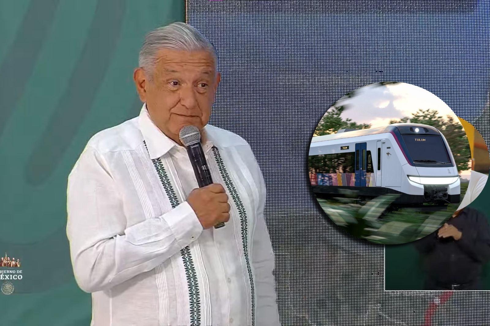 El Presidente López Obrador destacó el apoyo de los campesinos y ejidatarios de la zona del Tramo 5 del Tren Maya