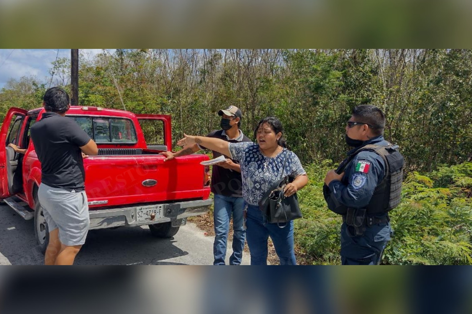 Al verificar que no había armas de por medios, los policías de Cozumel instaron a los quejosos a acudir a las instancias correspondientes