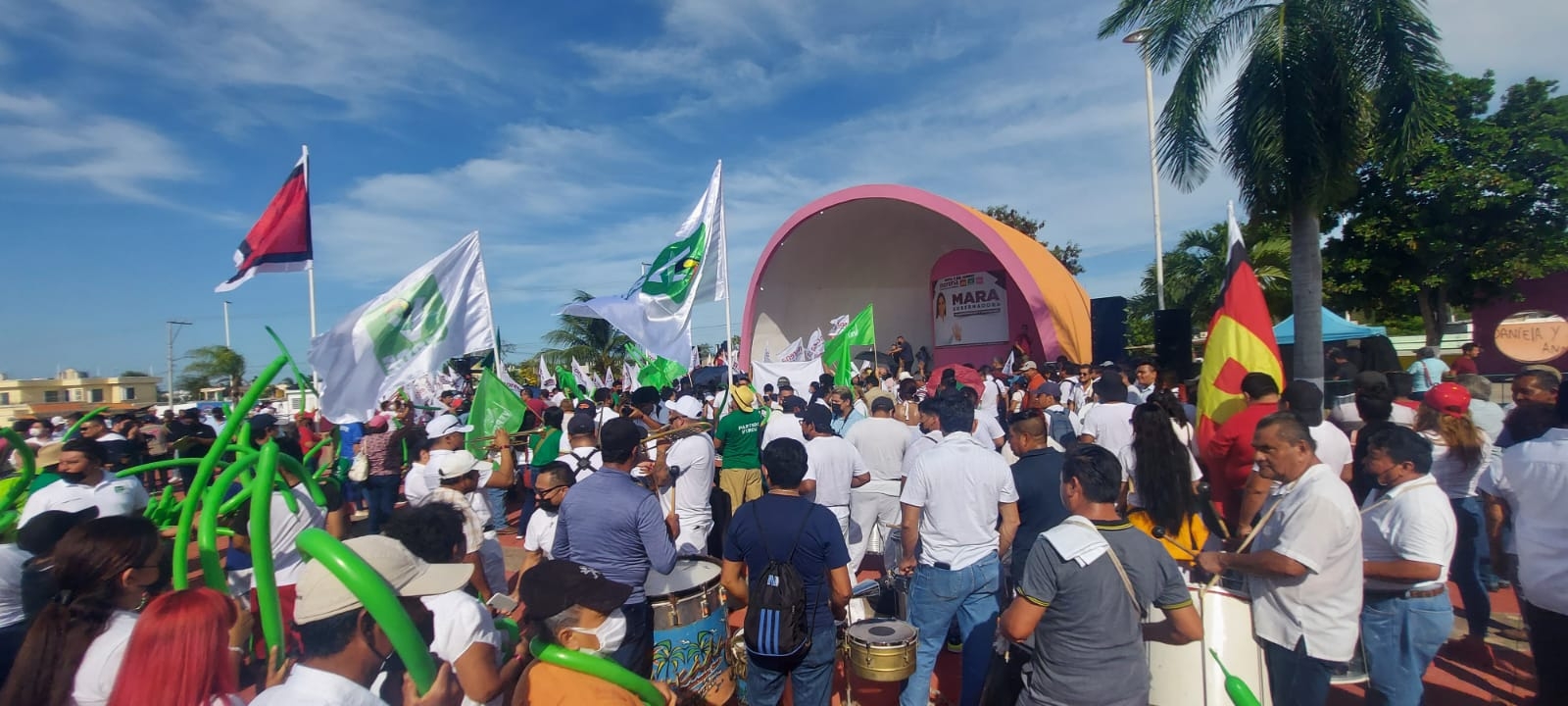 Elecciones Quintana Roo 2022: Alistan inicio de campaña de Mara Lezama en Chetumal