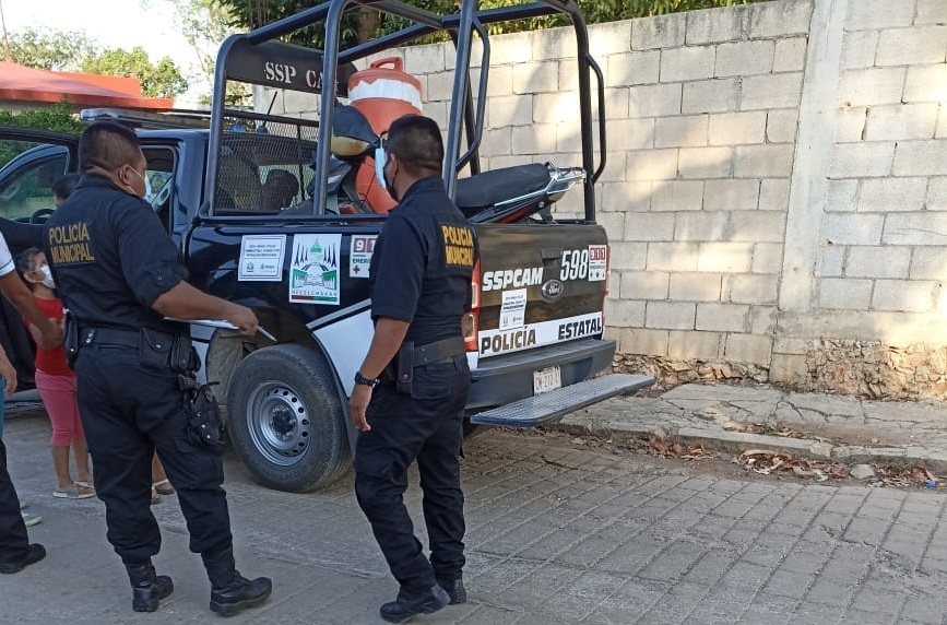 La motocicleta quedó bajo resguardo de los elementos policiacos