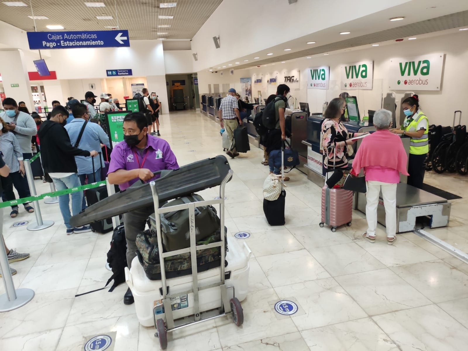 Para este miércoles el aeropuerto de Mérida contempla 13 vuelos de llegada