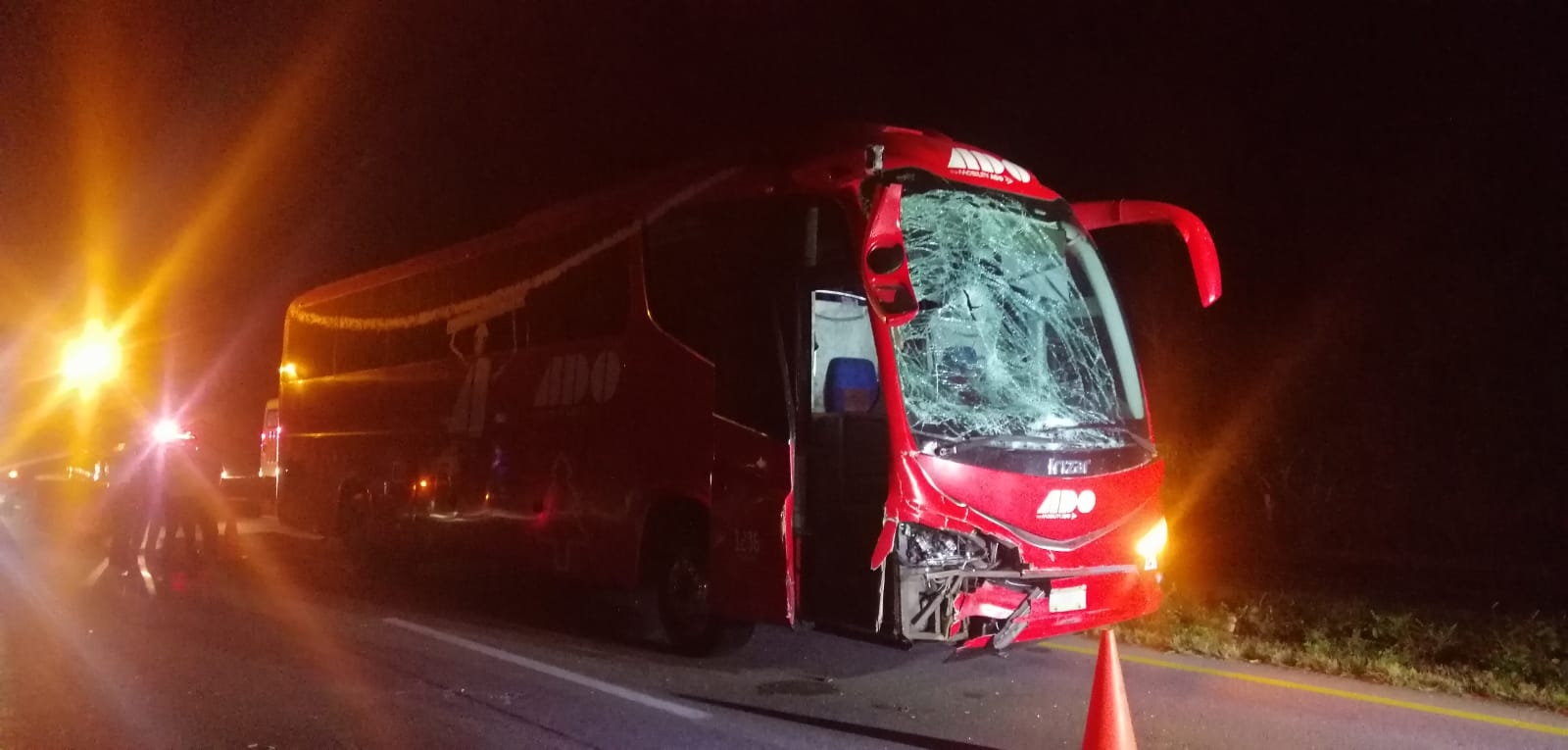 Según se informó, del impacto lo sacó del camino hasta dejarlo varios metros dentro de la maleza