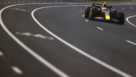 Checo Pérez es el tercero más veloz en las prácticas del GP de Australia