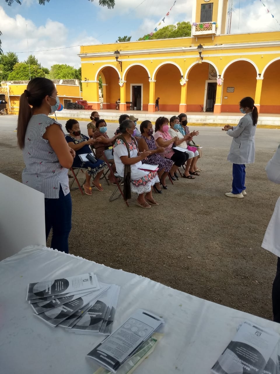 Realizan feria de la salud en Chocholá; brindaron pruebas gratuitas a la comunidad