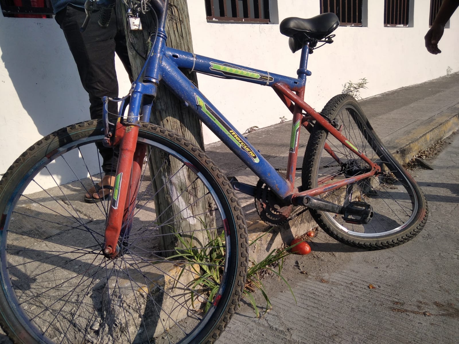 Ciudad del Carmen: Motociclista pagó 700 pesos por atropellar a un hombre en bicicleta