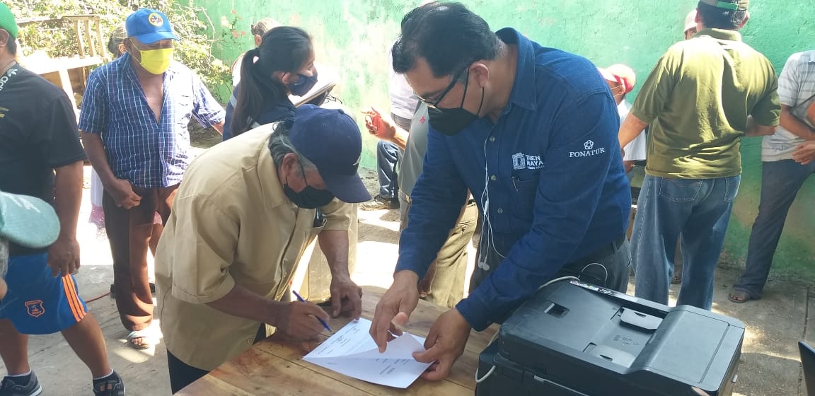 Tras varias quejas, ejidatarios lograr recibir el pago de las tierras usadas para el paso del Tren Maya