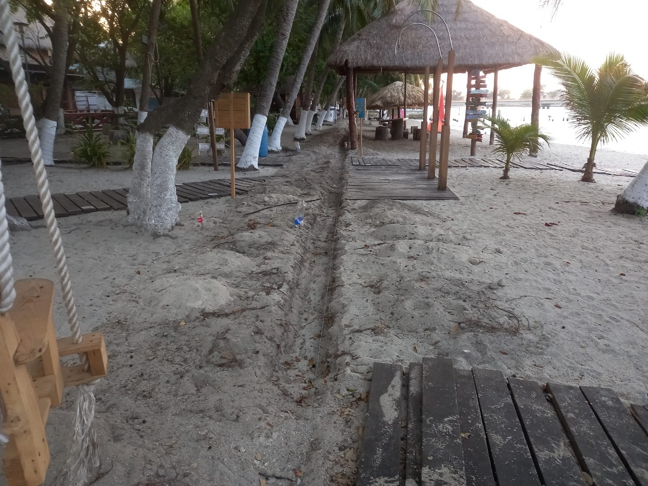 Acusan al Ayuntamiento de Ciudad del Carmen por violar ley ambiental con obras de concreto