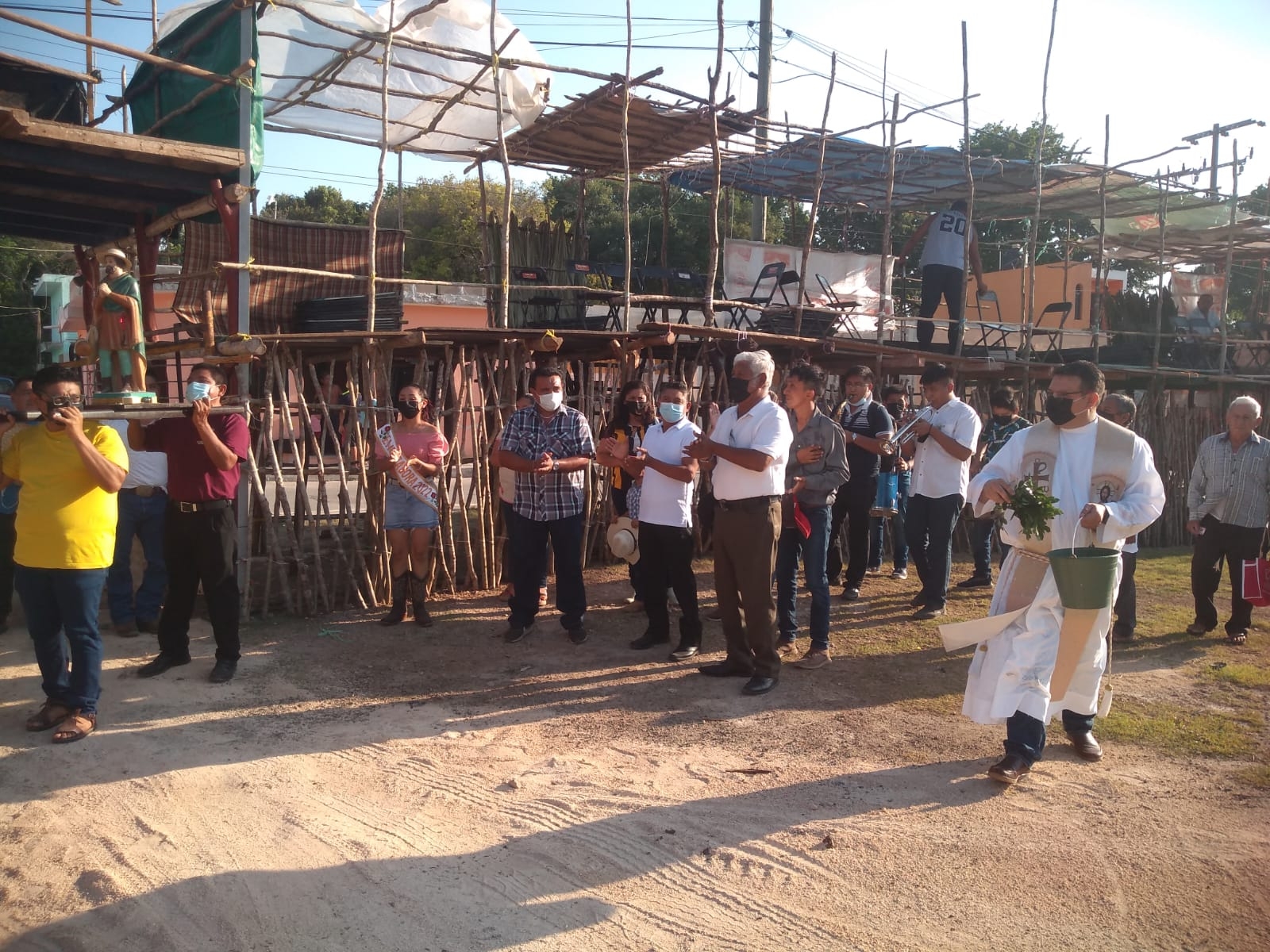 Bendicen ruedo taurino previo a la fiesta tradicional a San Isidro Labrador en Chocholá: VIDEO