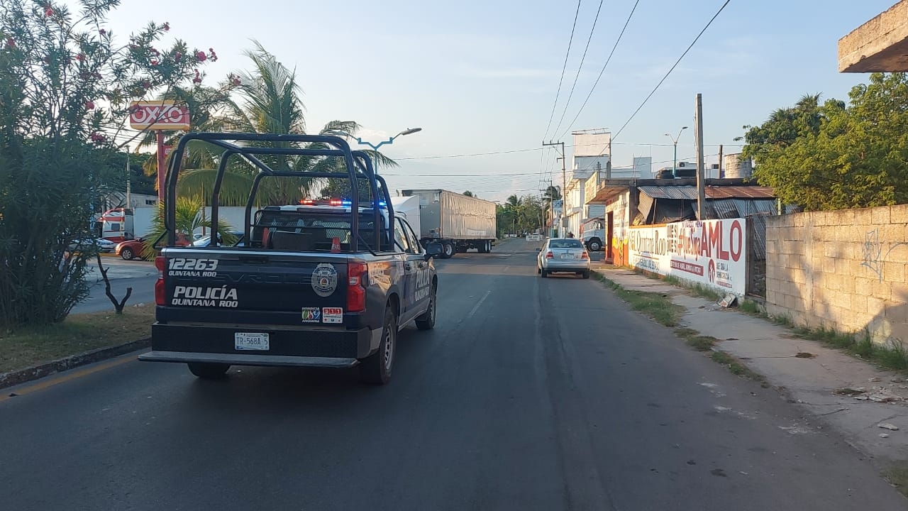 El material electoral es escoltado por la policía en Chetumal