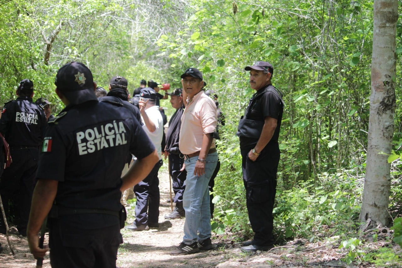 El presidente municipal de Huhí, Roger Benítez, dio a conocer la captura del 'Chicote, hombre acusado de feminicidio