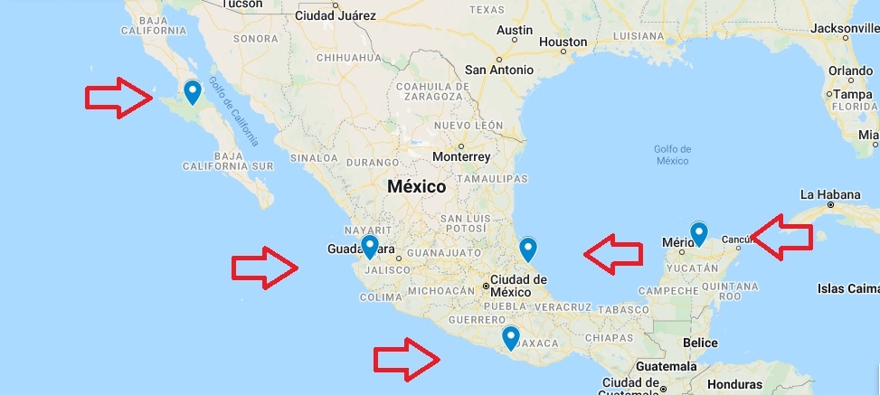 México se prepara para enfrentar una larga lista de huracanes en 202 y estas son las zonas más afectadas