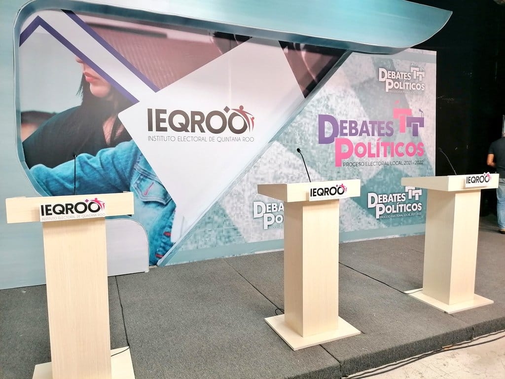 Los debates entre candidatos a diputados locales en Quintana Roo se realizan en Chetumal, y se transmite a través de televisión, redes sociales y radio