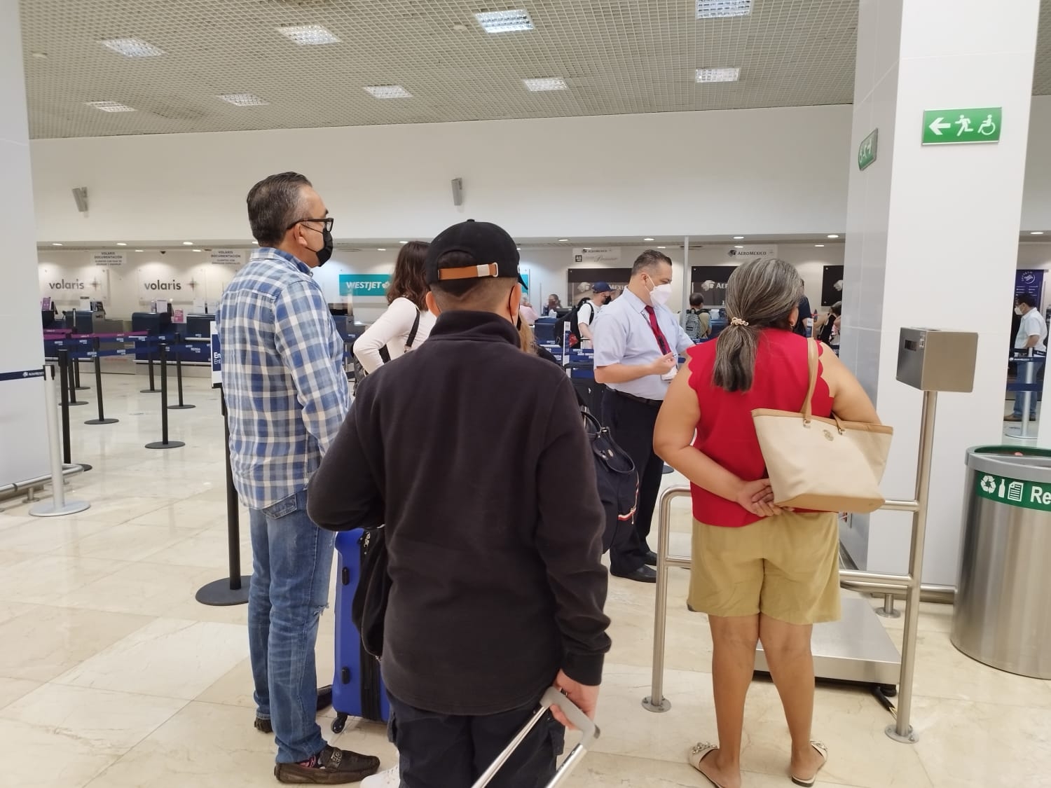 El vuelo 821 de Aeroméxico hacia la Ciudad de México fue el primero en despegar del aeropuerto de Mérida