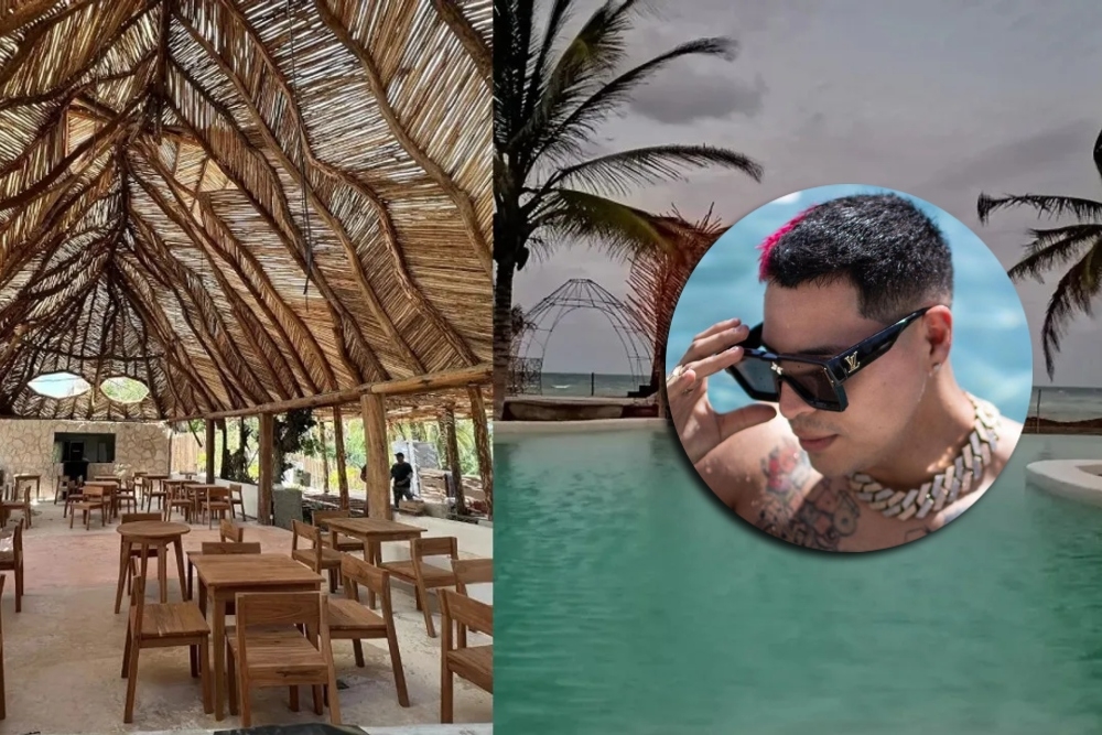 Eduin Caz se lanzó como empresario y escogió Tulum para abrir un restaurante con vista al mar