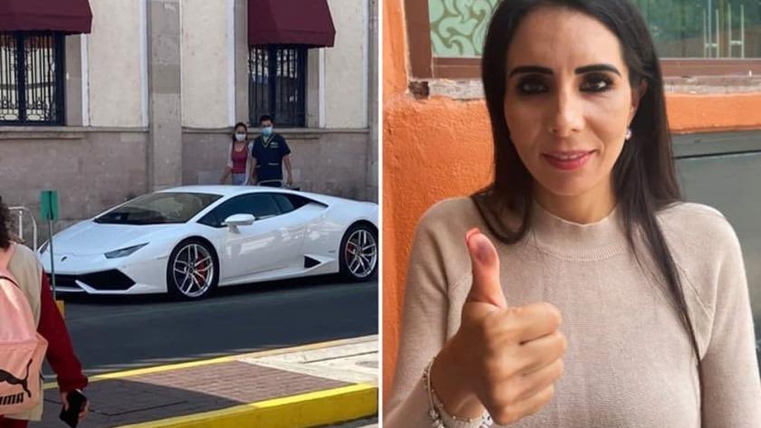 Alcaldesa de Guanajuato utiliza Lamborghini Huracán para trasladarse al Palacio Municipal