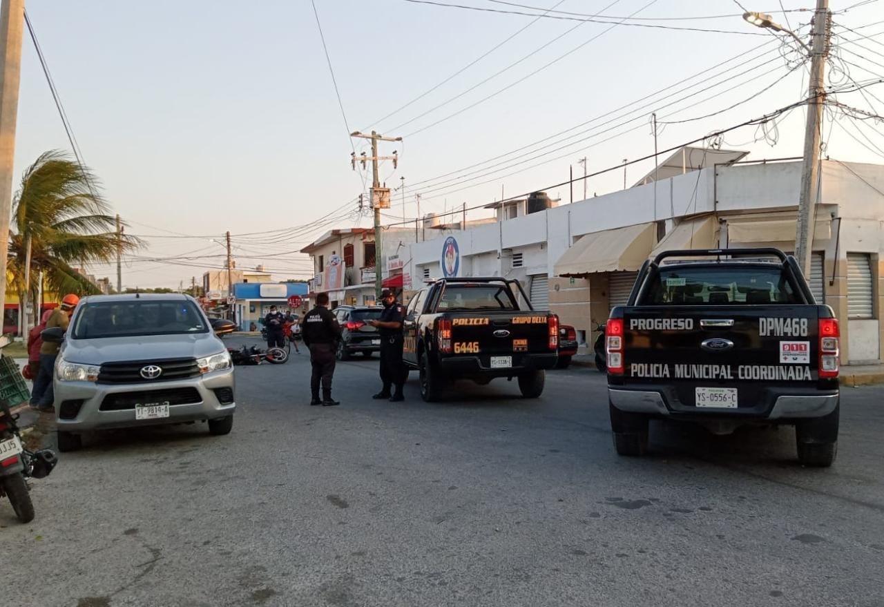 Ola de accidentes viales en Progreso este viernes deja varios lesionados