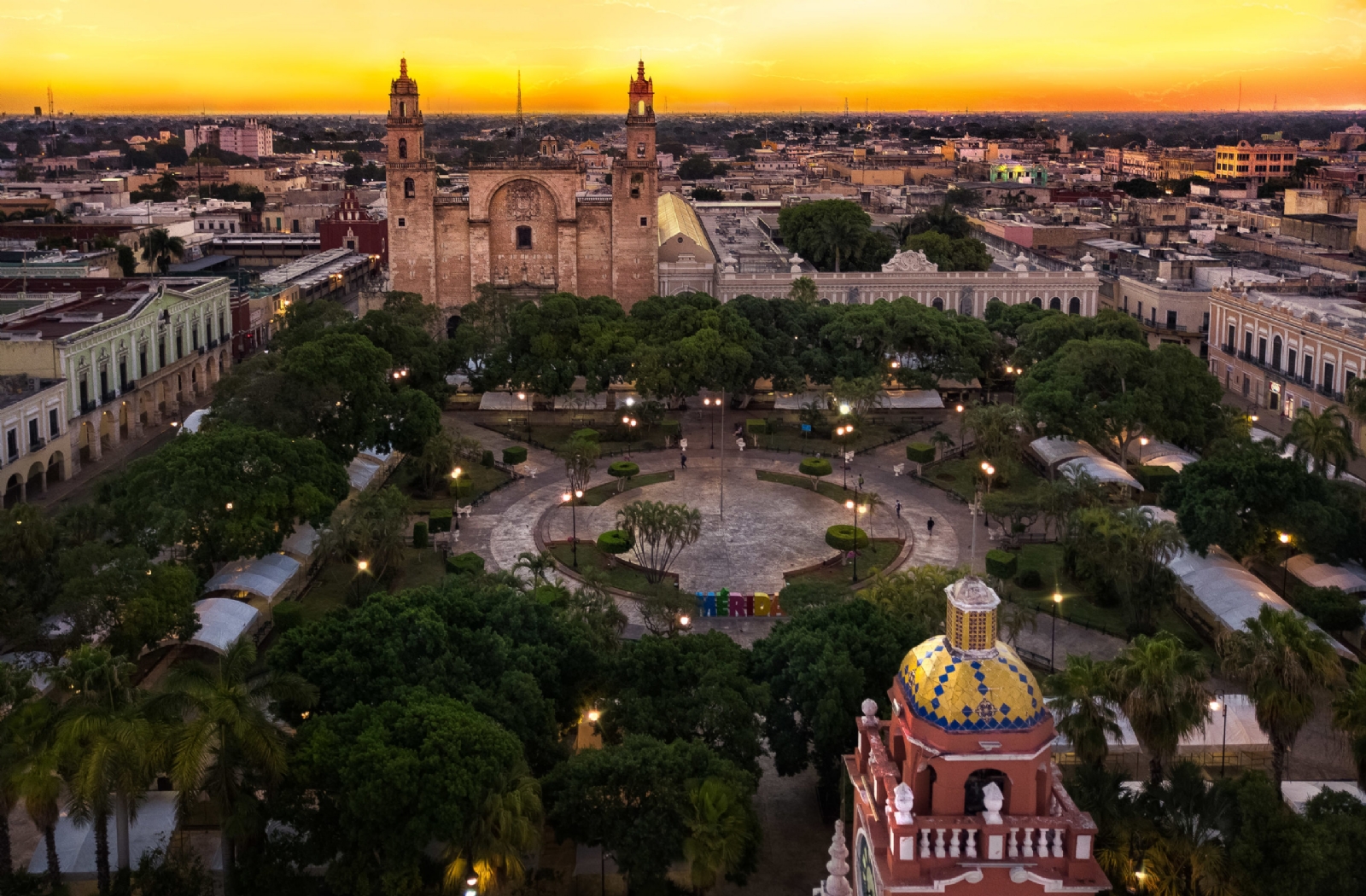 Así ha evolucionado la Plaza Grande de Mérida a través de los años: FOTOS