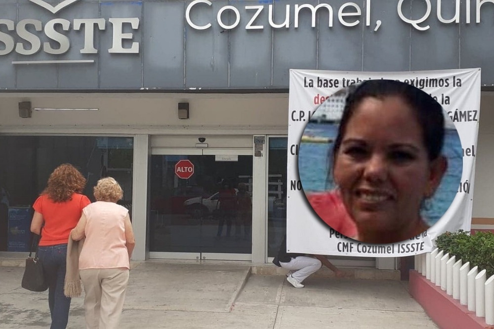 Los empleados de la clínica del ISSSTE en Cozumel y la Subdelegación Médica de la dependencia en Quintana Roo, llegaron al acuerdo de separar del cargo a Lorena Gándara Gámez