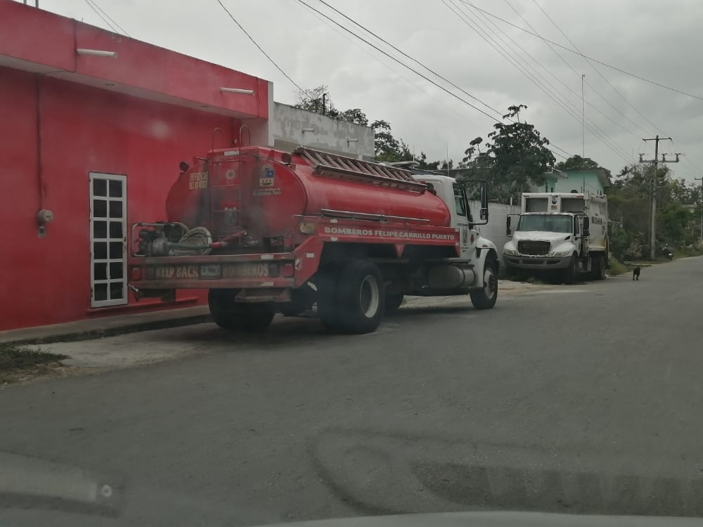 Bomberos de Carrillo Puerto, sin pipa cisterna para controlar incendios