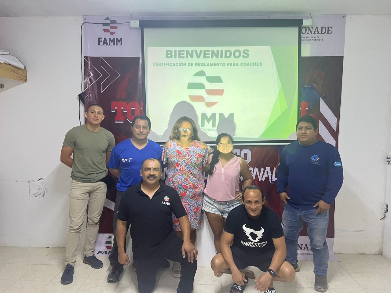 Coaches campechanos obtienen certificación para ser entrenadores de MMA en México