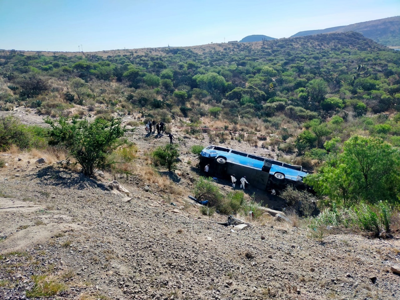 Aumenta el número de migrantes heridos y muertos en accidente carretero en San Luis Potosí