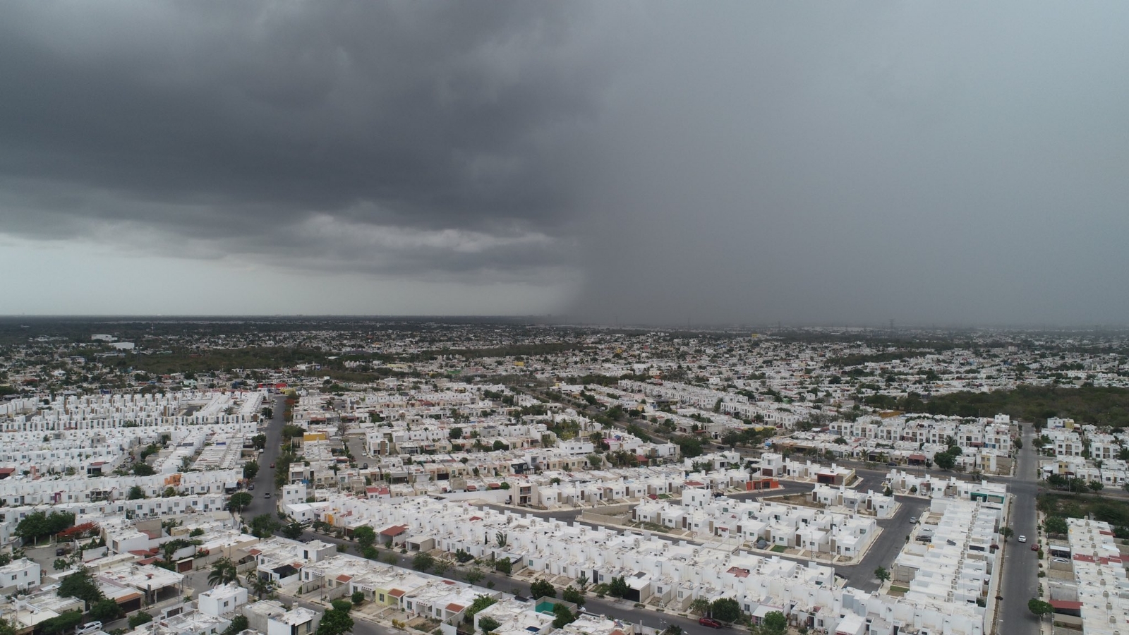 Las lluvias llegaron a Mérida