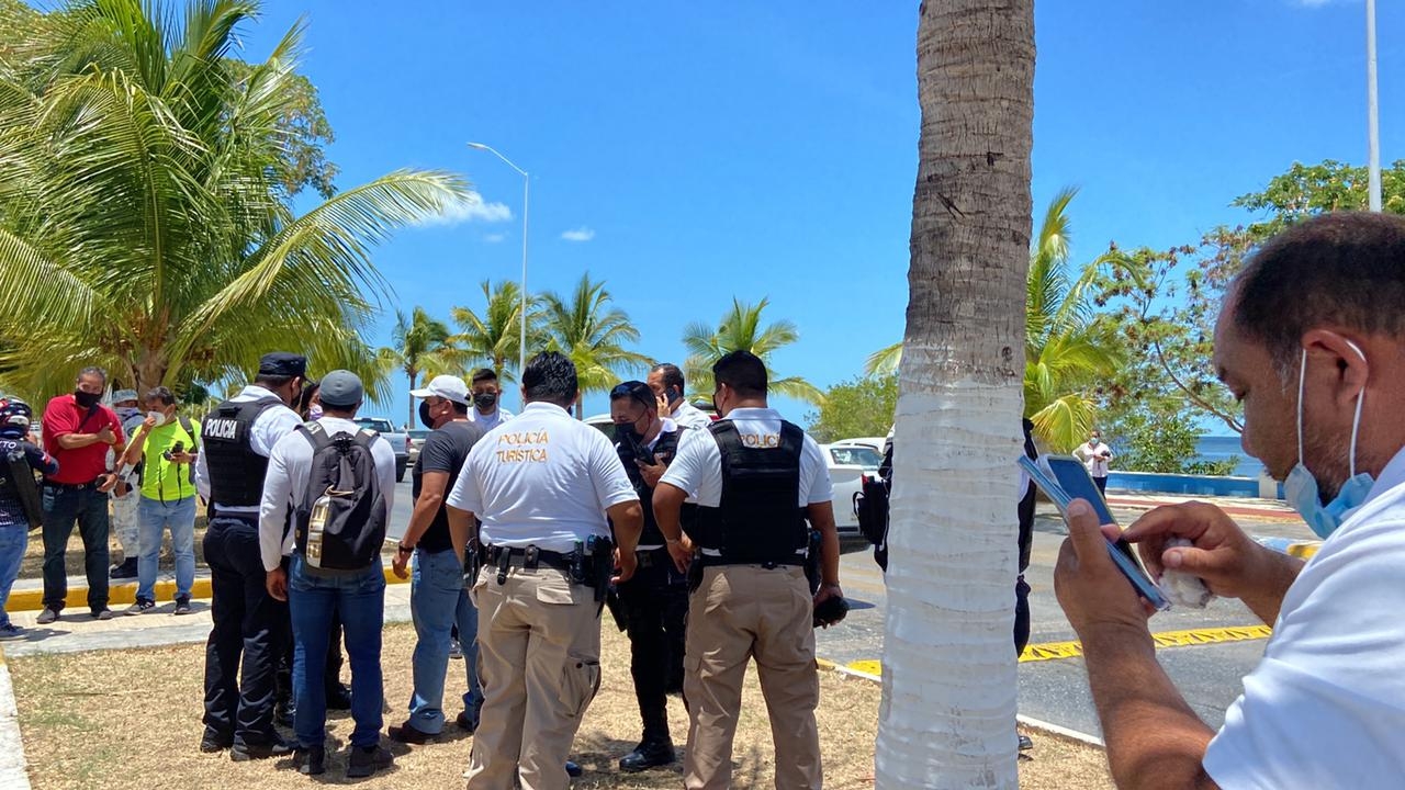 Guardia Nacional detiene a ladrón de una camioneta de lujo en el Malecón de Campeche: VIDEO