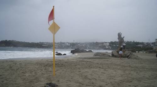 Así se ve el paso del Huracán Agatha por Oaxaca: VIDEO