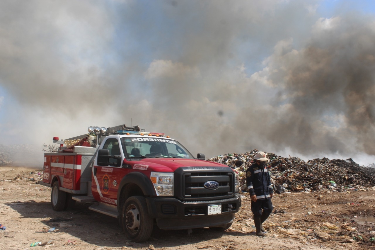 La bomba del camión de bomberos de Tizimín continúa dañada tras un mes