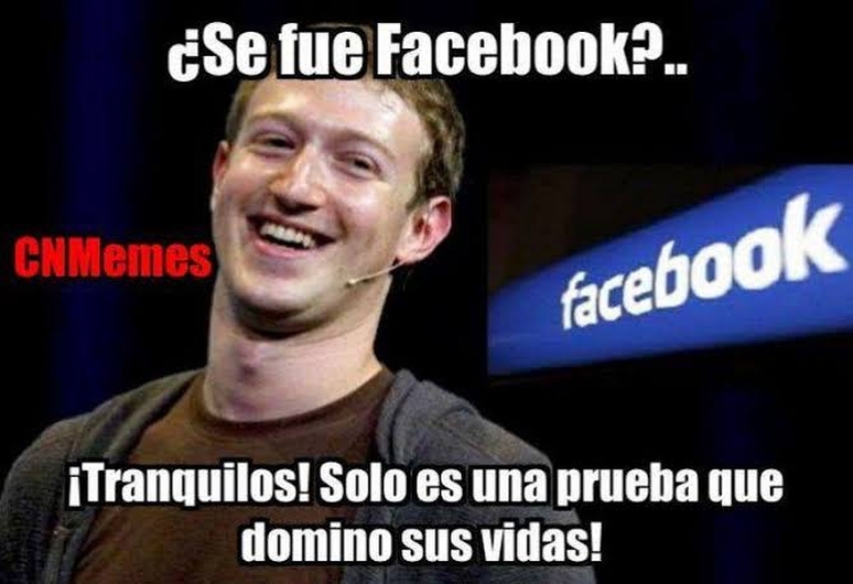 Estos son los mejores memes que dejó la caída de Facebook