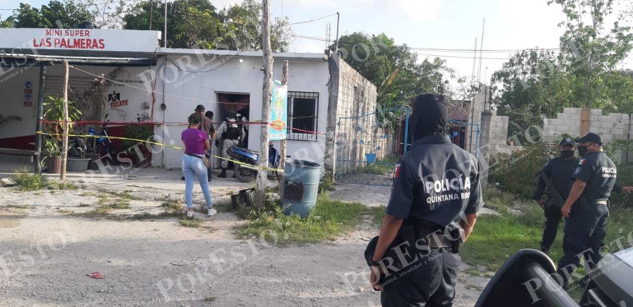 Vecinos se percataron de una “sábana” con la amenaza escrita