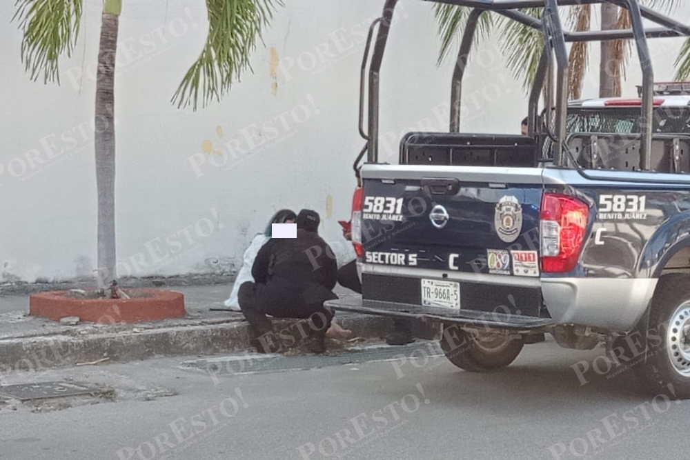 La víctima no ha podido hablar con la Policía debido a la crisis nerviosa que presenta tras ser lanzada de un vehúculo en la avenida Nachi Cocom de Cancún