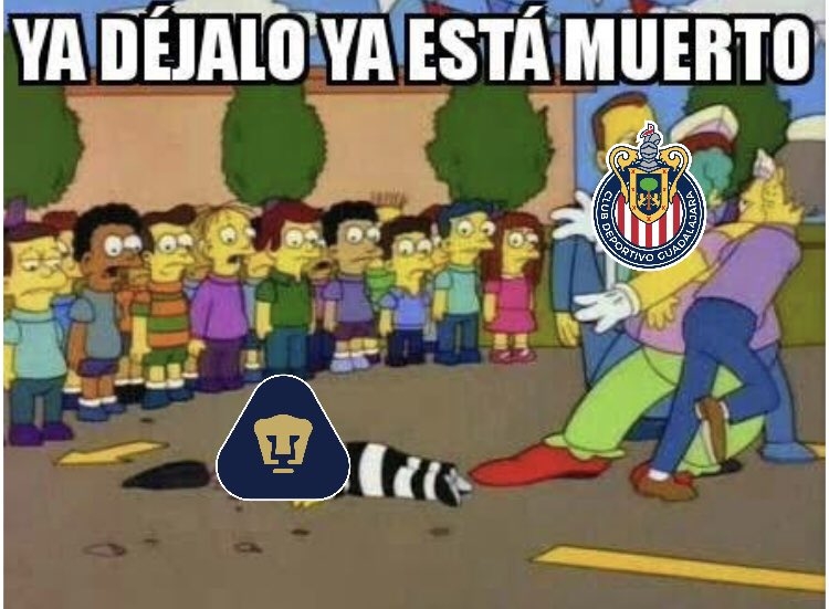 Chivas y los memes acaban con los Pumas luego de su eliminación