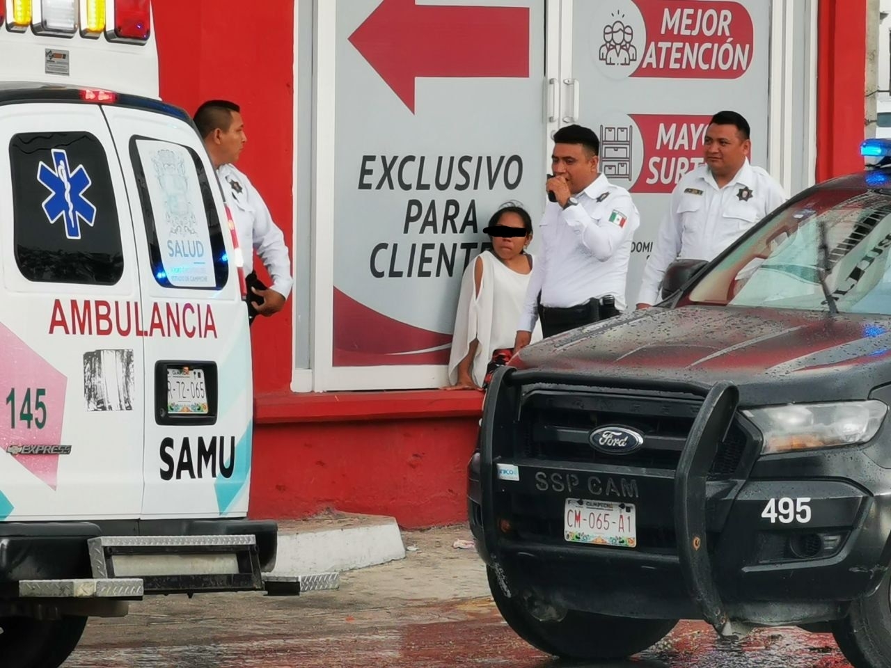 La mujer se aventó sobre la avenida Gobernadores, la cual es la más transitada de la ciudad de San Francisco de Campeche