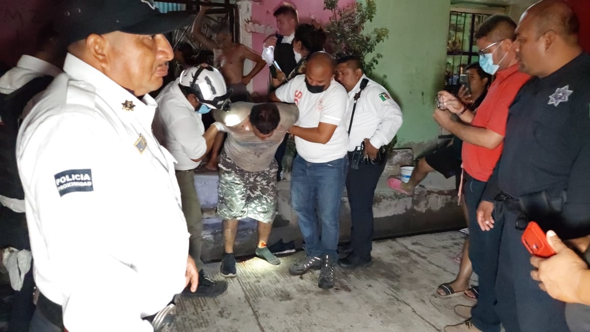 Un sujeto fue golpeado en Ciudad del Carmen cuando agredió a una menor de edad