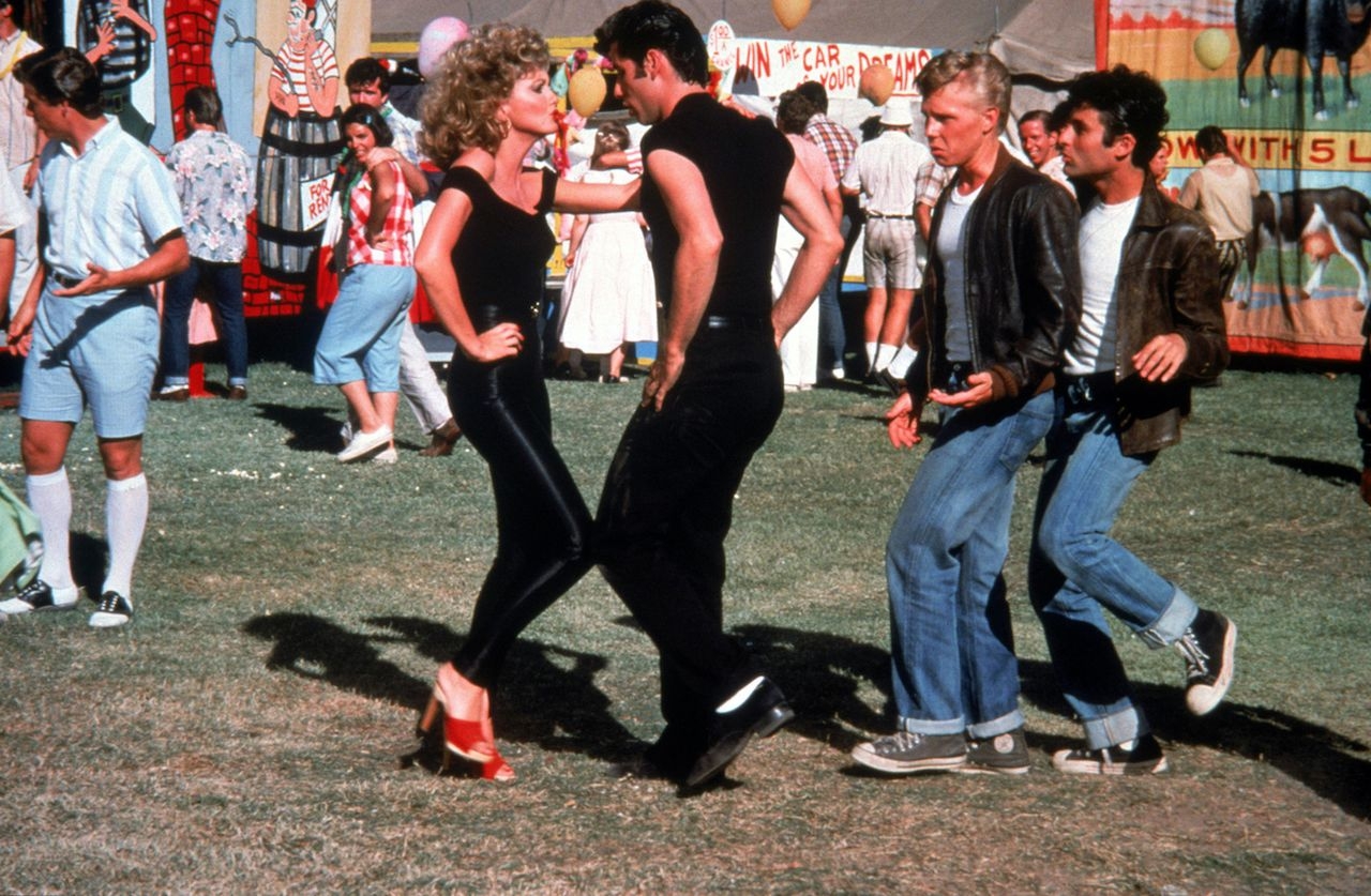 John Travolta y Olivia Newton-John fueron los protagonistas de Grease, dando vida a Sandy Olsson y a Danny Zuko