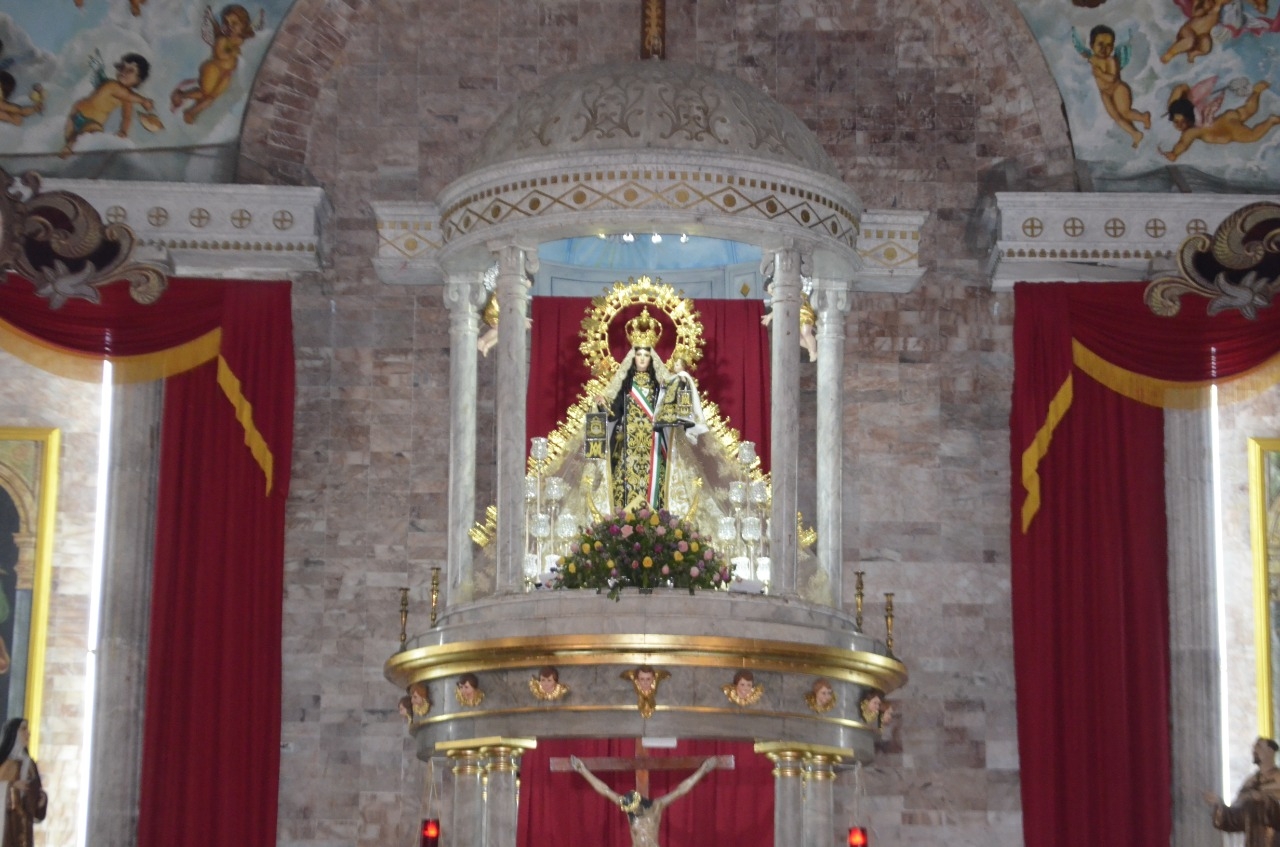 El altar de la Virgen del Carmen será renovado después de casi 30 años. Fotos: Gerardo Can Dzib