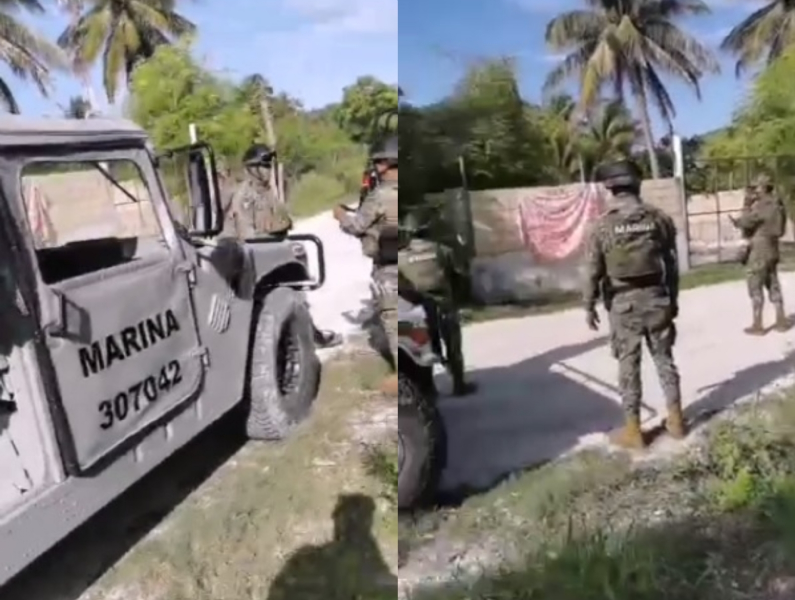 Video desmiente a Secretaria de Seguridad de Layda Sansores; sí hubo narcomanta en Isla Aguada
