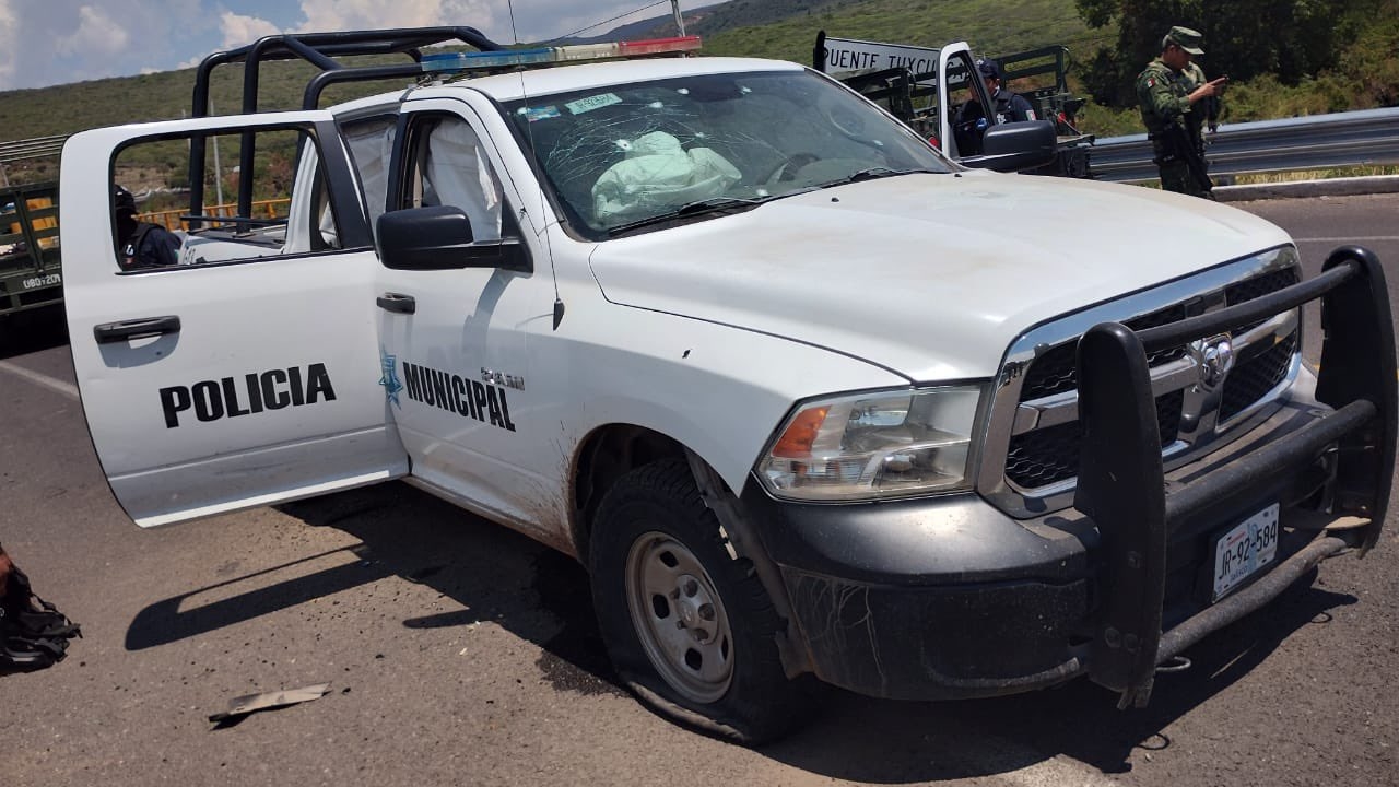 Un convoy de varios civiles armados enboscó al comisario y a sus acompañantes. Foto: Twitter