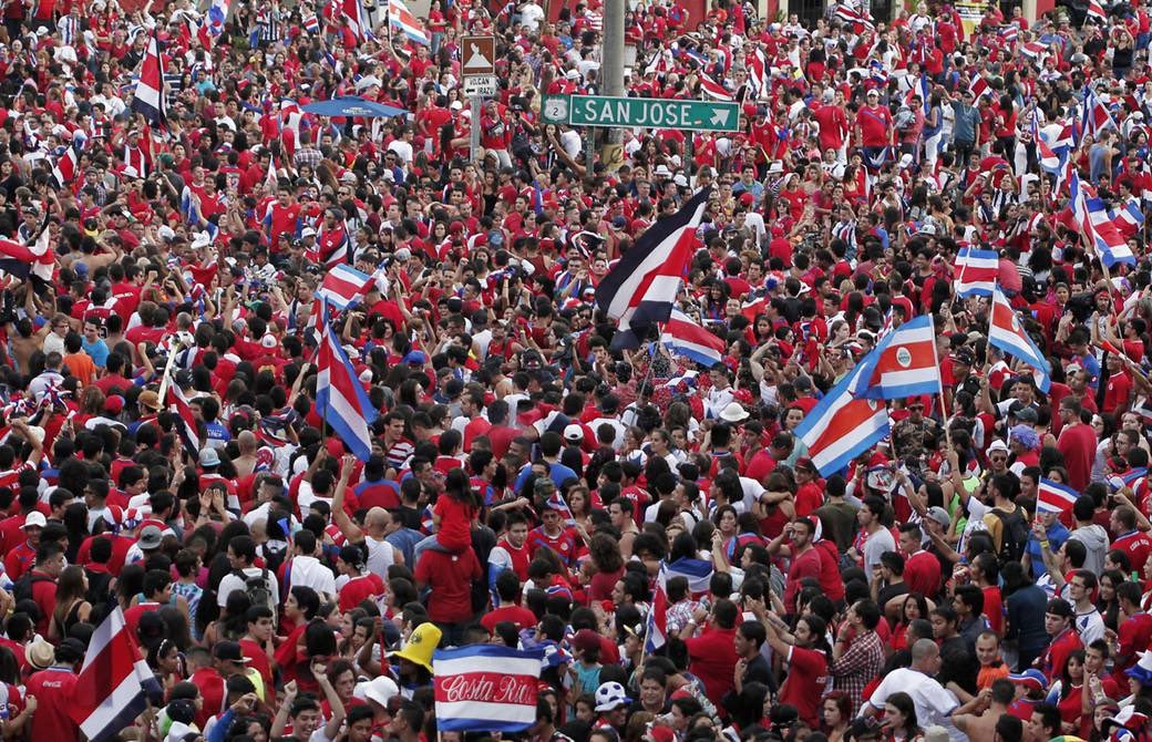 Mundial Qatar 2022: Miles de costarricenses celebran en las calles la clasificación