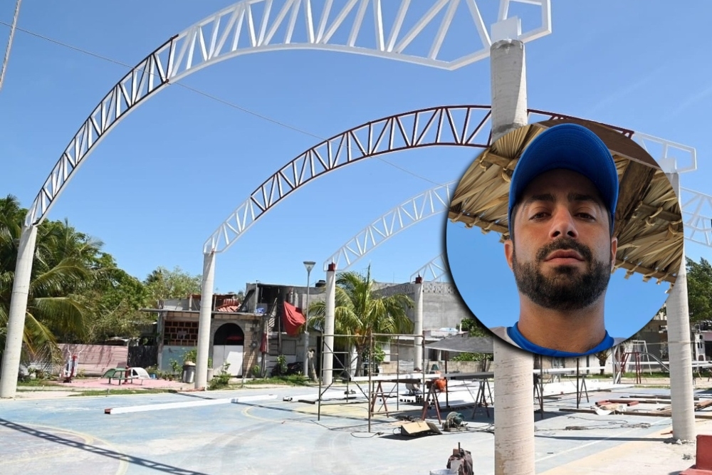 Una de las obras que el Alcalde Pablo Gutiérrez Lazarus dejó a cargo de Said Gorra del Río, está en la colonia Insurgentes de Ciudad del Carmen