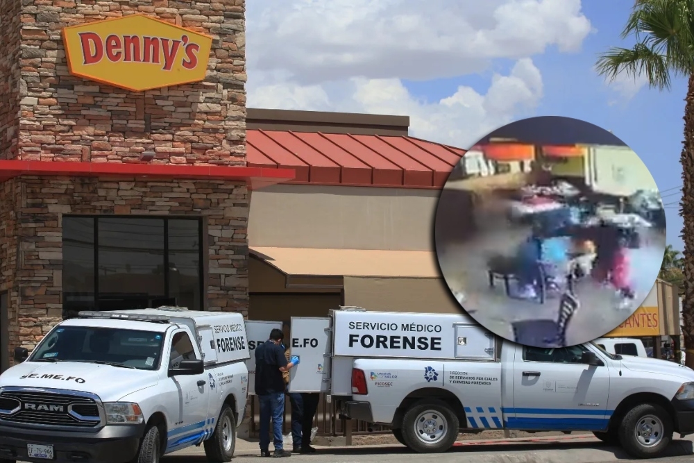 Los sicarios se dirigieron directamente a la mesa donde se localizaban las víctimas dentro del restaurante Denny's en Ciudad Juárez, para asesinarlos