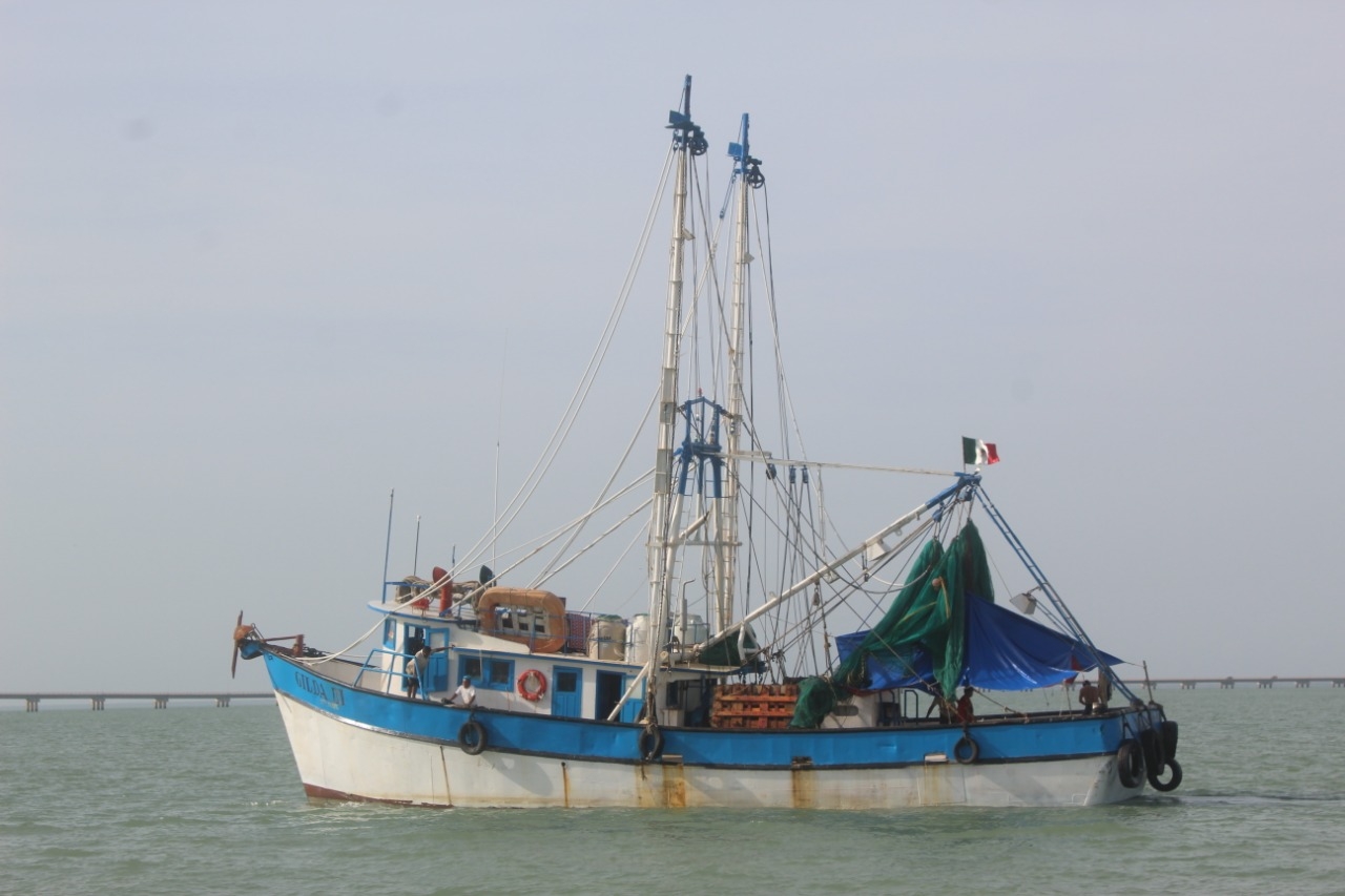 Apuntó que la deuda se incrementó porque los barcos camaroneros tenían que pagar 70 pesos diarios por permanecer atracados