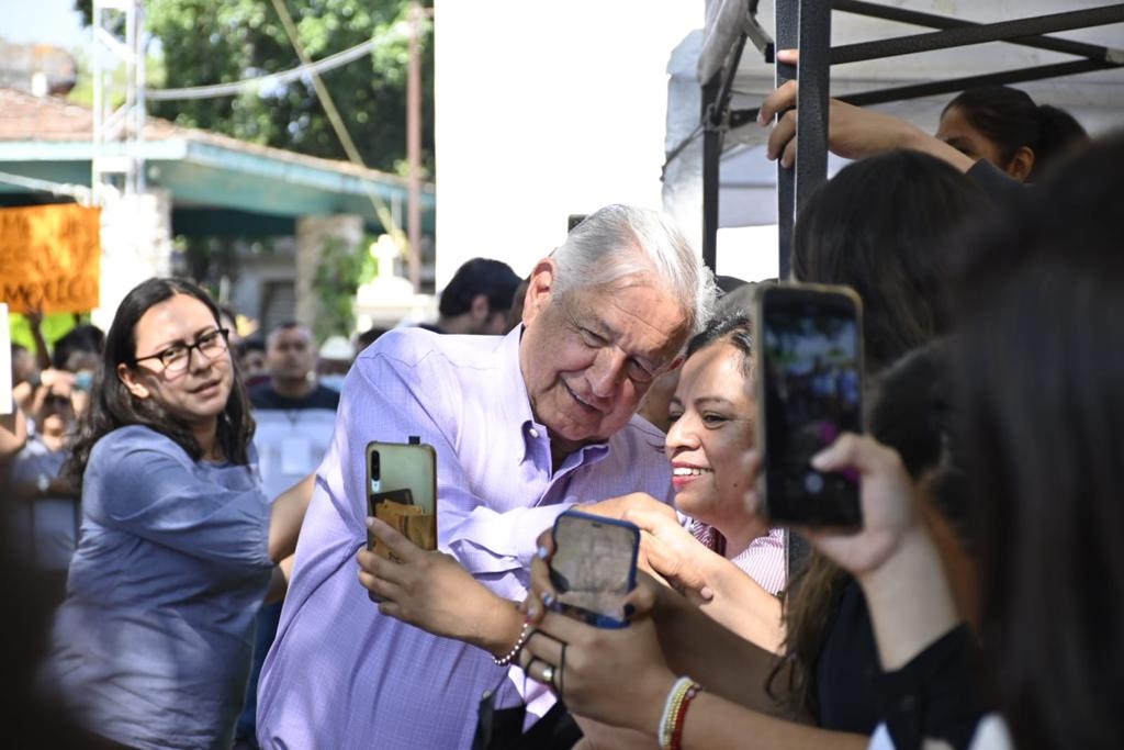 AMLO fue recibido de la mejor manera en Morelos. Foto: @cuauhtemocb10