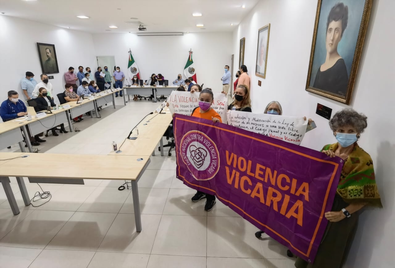 Ley de Violencia Vicaria de Yucatán pasa primer filtro ante el Congreso; será votada en el Pleno