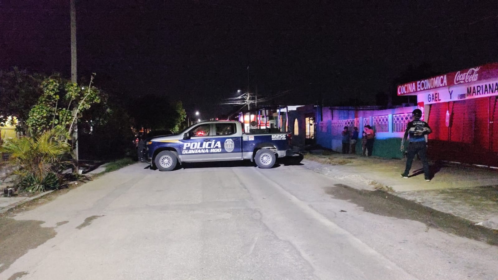 La Policía Municipal no logró dar con los agresores. Foto: Por Esto!