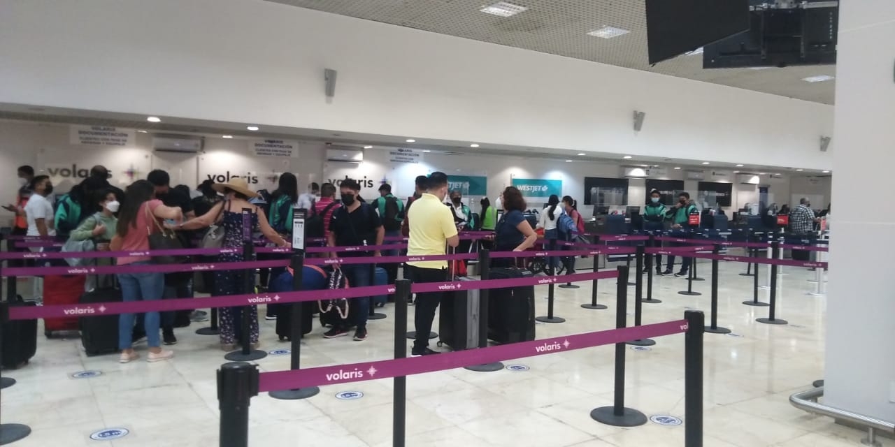 Aeropuerto de Mérida programa 27 vuelos mañaneros para este jueves 23 de junio