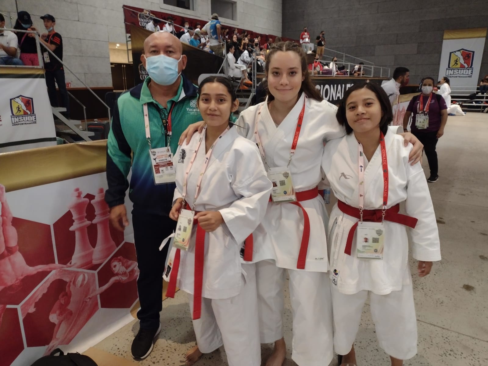 Equipo de karate femenil de Yucatán busca medalla en los Juegos Conade 2022: EN VIVO