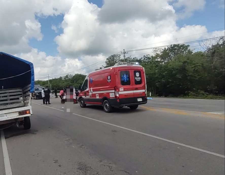 Fatal accidente deja dos muertos en el entronque Chichimilá-Valladolid