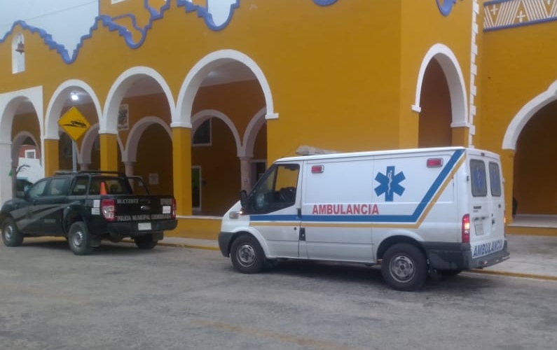 Trasladan a niño a un hospital tras convulsionar en la comisaría de Xbec en Buctzotz